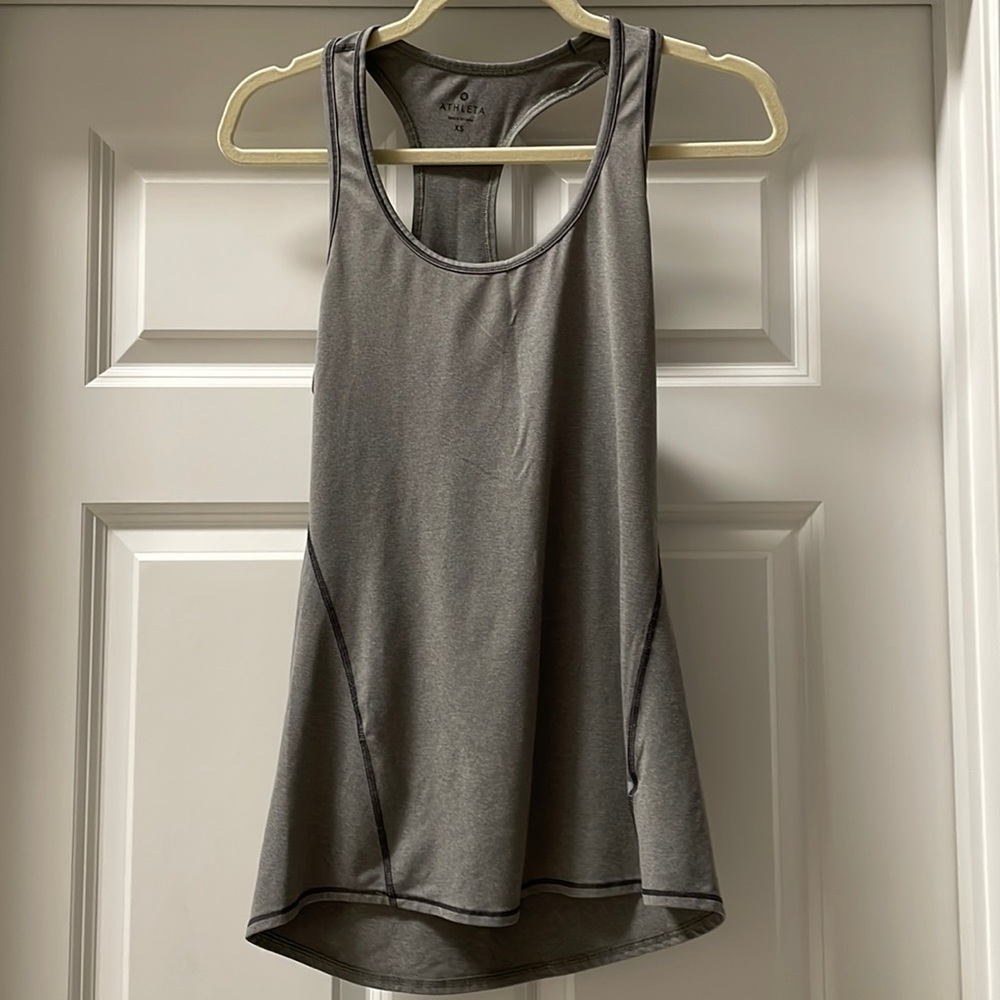 Athleta‎ gray tank size XS